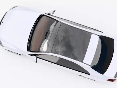 Mercedes-Benz s65 w222 Low-poly 3D model