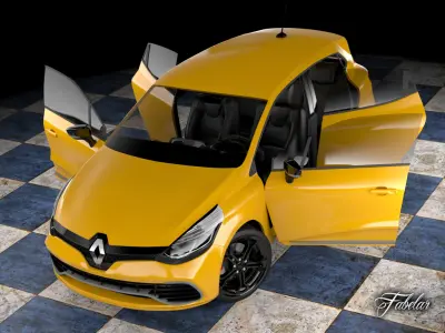 Renault Clio RS 2013 3D model