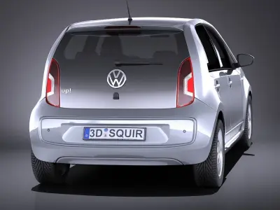 Vw UP 4door 2013 VRAY 3D model