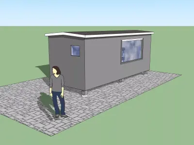 Container 3D model 3