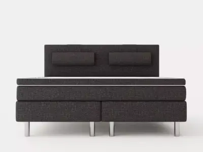 Belinda Continental Bed 180x200 Cm Low-poly 3D model