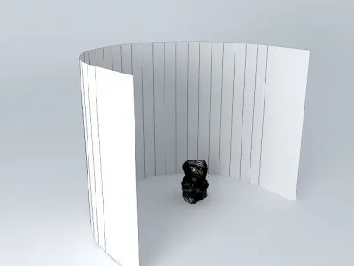 ELEPHANTASM circular room with wall Free 3D model