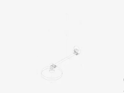 Shower Head - Luxury - Pin - All Directional - Round Low-poly 3D model