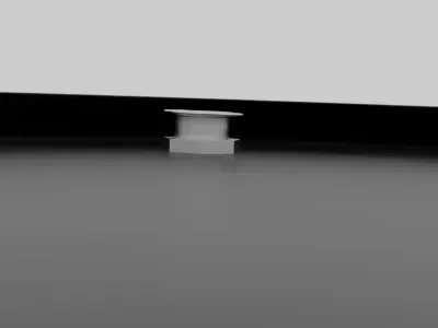 Barrel metal for oil Free low-poly 3D model