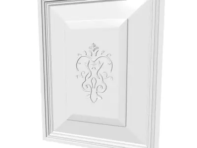 Decorative Wood Panel 2 3D model