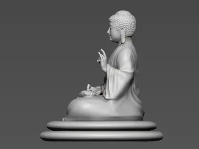 Buddha Sitting 3D print model