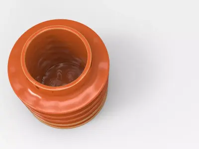 Halo Vase Low-poly 3D model