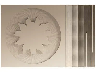 Wall 3D panel 15 3D model