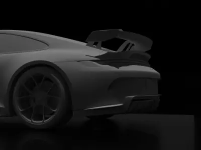 Porsche 911 992 GT3 3D model