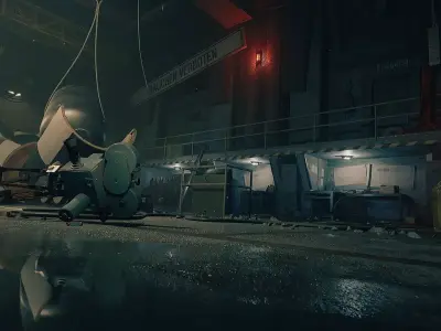 1944 - V2 Factory Bunker UE4 Low-poly 3D model