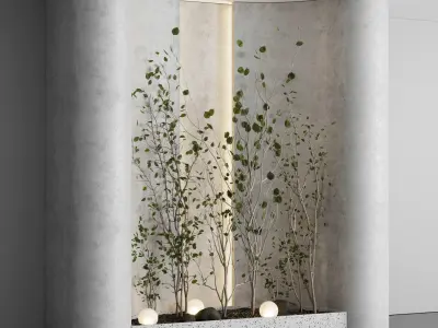 Plants garden - indoor plant 341 Low-poly 3D model