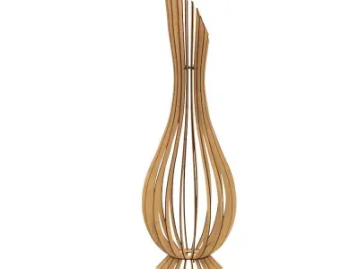 FLOOR LIGHT STL AND DXF FILES 3D print model