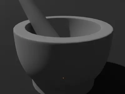 Stone Herb Grinder Basic Free 3D model