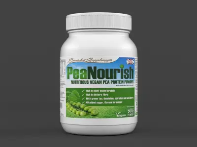 Protein Powder 3D model 120