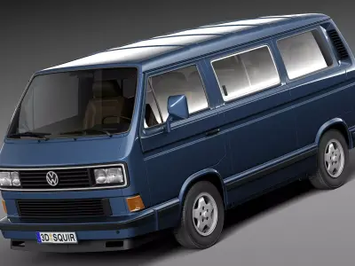 Volkswagen T3 Limited Last Edition 2002 3D model