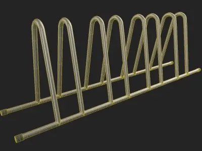 Bike Rack M05 Low-poly 3D model