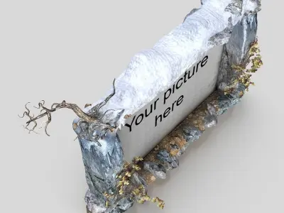 Ground picture frame 3D model