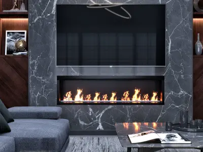 Hall interior 3D model