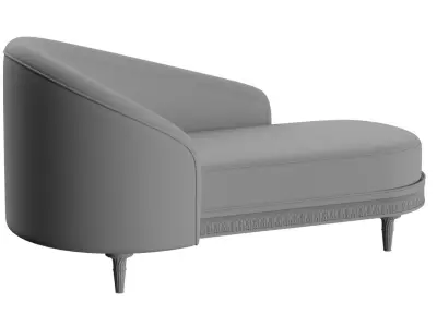 The Marsh Chaise Lounge 3D model