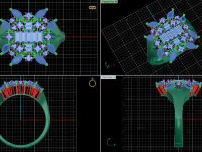 jewelry ring 292 3D print model