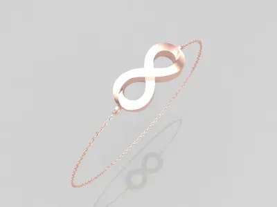 Bracelet B3 The luxury female bracelet 3D print model