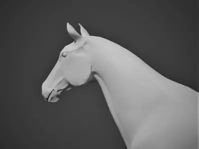 High-Poly Horse 3D model