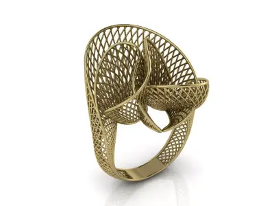 Ultra Vision Ring Jewelry 3D print model 13