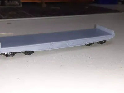 Rmms flat car - TT scale 3D print model