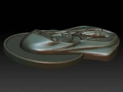 Virgin Mary 7 3D print model