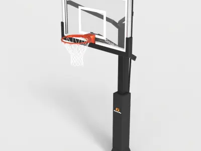 BASKETBALL HOOP Low-poly 3D model