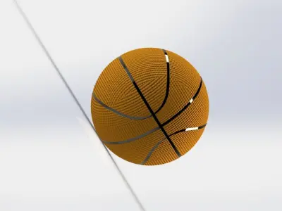 basketball rugby ball 3D model