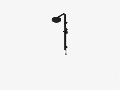 Shower - Twin - Luxury - Feather Low-poly 3D model