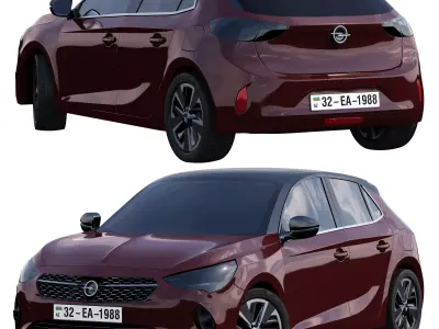 Opel E corsa 2019 3D model