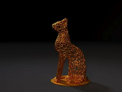 Goddess bastet 3D print model