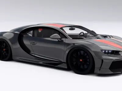 Bugatti Chiron Car model 3D model