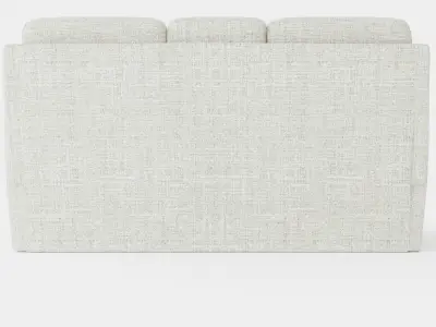 Oatmeal Sofa Low-poly 3D model