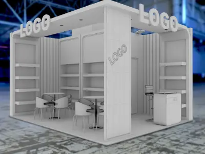 exhibition design No2 3D model