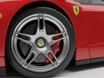 FERRARI ENZO with ENGINE 3D model