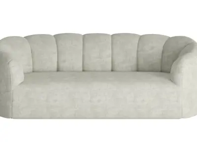 Rachel Tufted Sofa 3D model