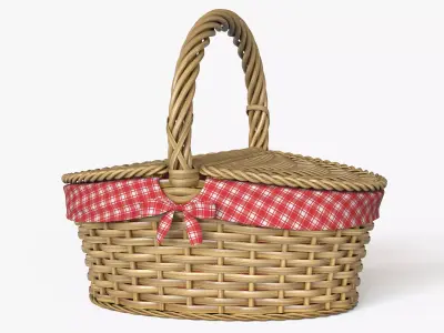 Picnic Basket 3D model