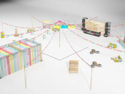 EVENT DECOR 3D model