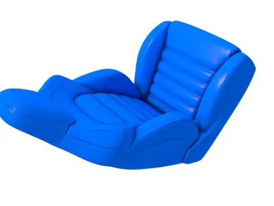 Car seat - seat 3D print model