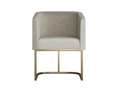 Sauve Upholstered Dining Chair 3D model
