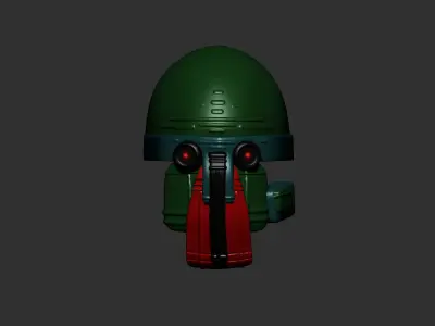 helmet high poly sculpt 3d printable  3D model