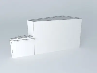 The Annex building with car in it Free 3D model