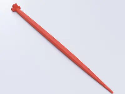 Snake lowpoly toon 3d model  Low-poly 3D model