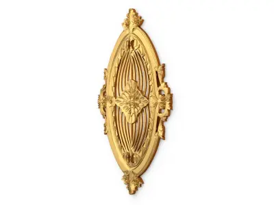 Classic carved decor ornament 353 3D model