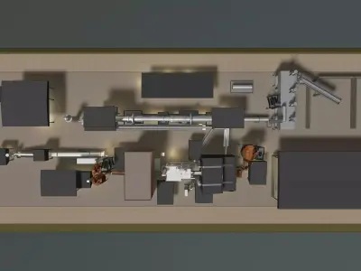 Industrial building 23ZZ33 3D model