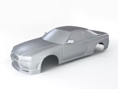 Nissan Skyline Body RC 3D print model