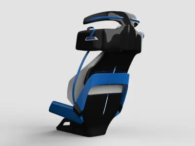 Sport Sublime - Sporty car seat concept design 3D model